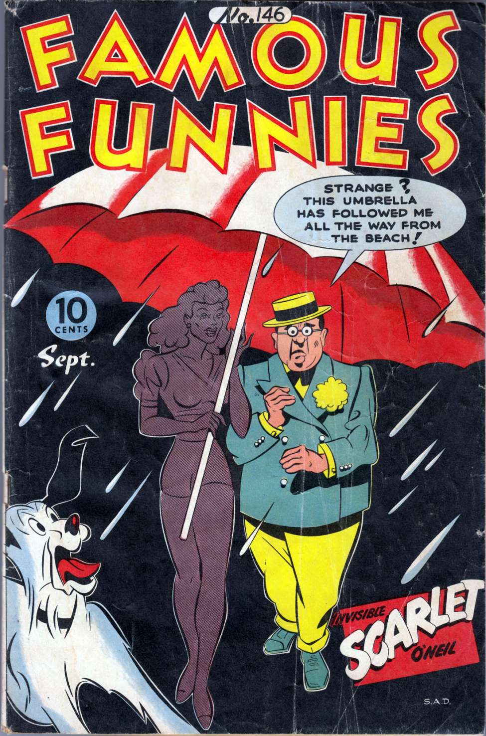 Comic Book Cover For Famous Funnies 146