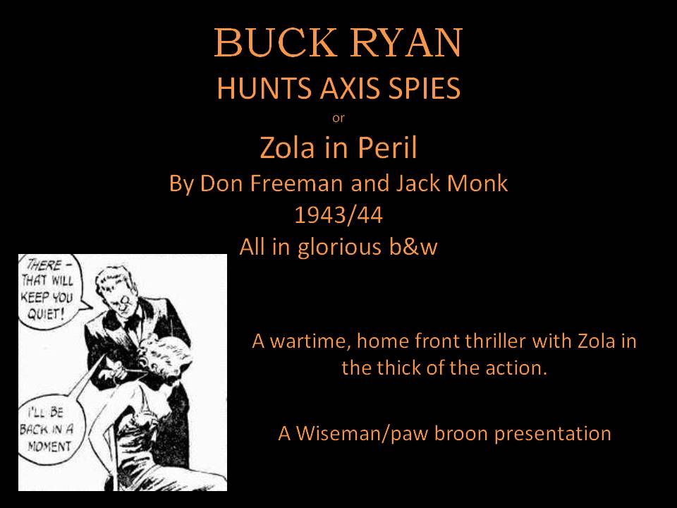 Comic Book Cover For Buck Ryan 19 - Hunts Axis Spies