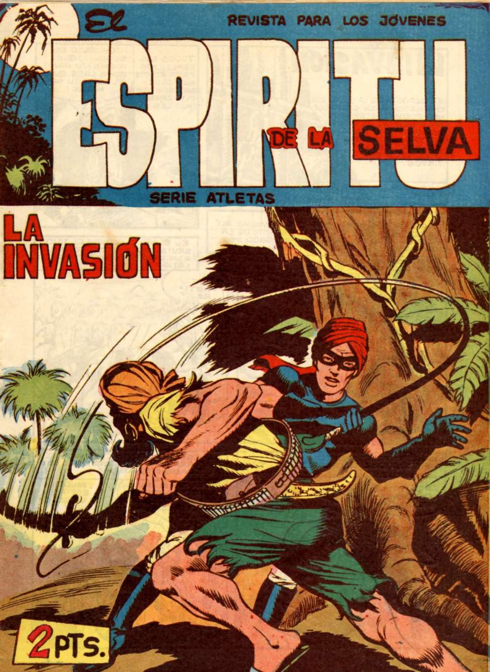 Comic Book Cover For El Espiritu De La Selva 56 - La Invasión