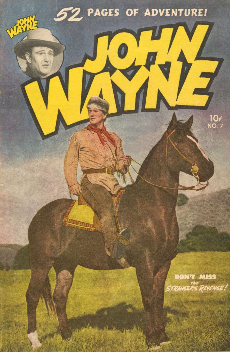 Book Cover For John Wayne Adventure Comics 7 (alt)