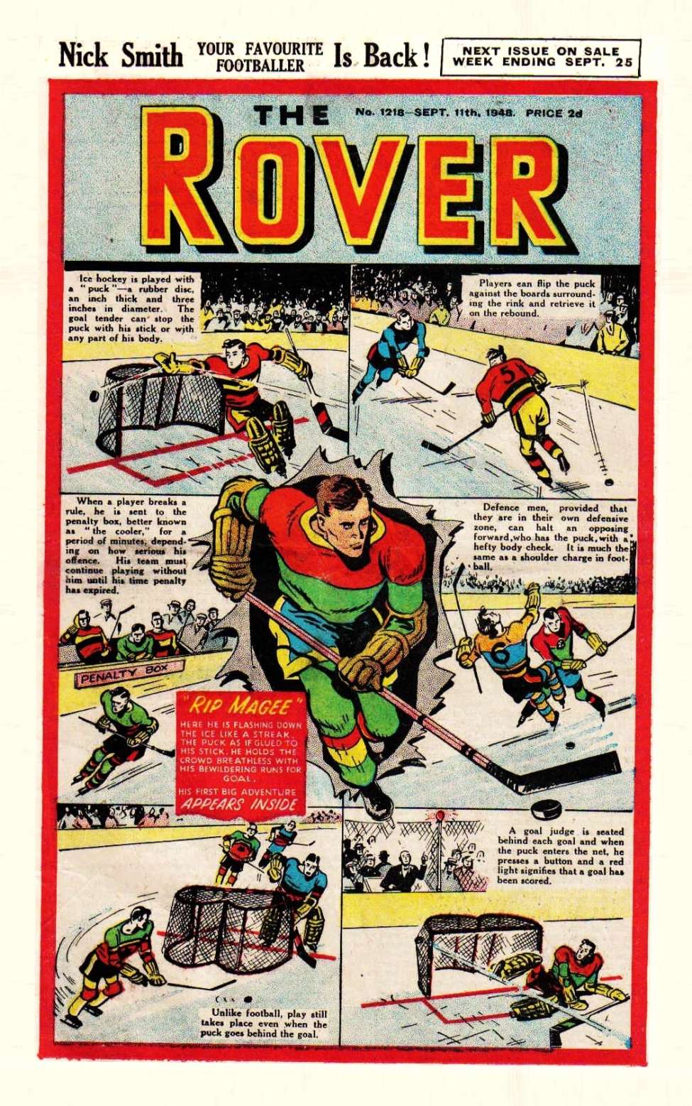 Comic Book Cover For The Rover 1218