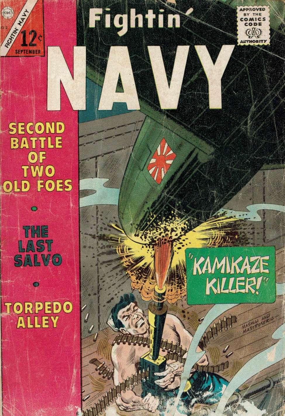 Comic Book Cover For Fightin' Navy 122