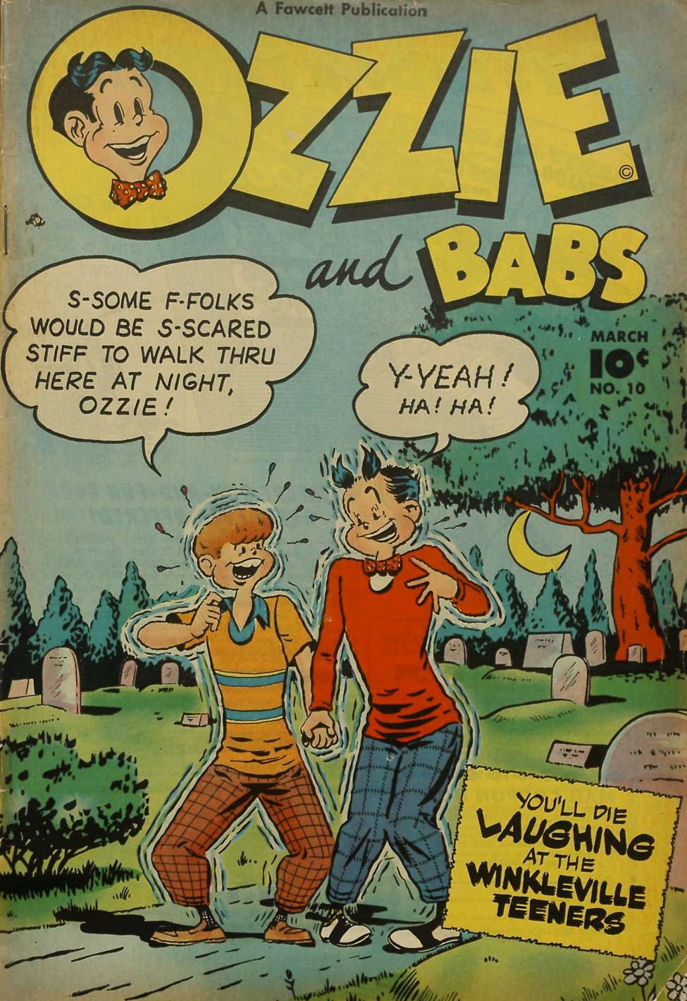 Comic Book Cover For Ozzie and Babs 10 - Version 2