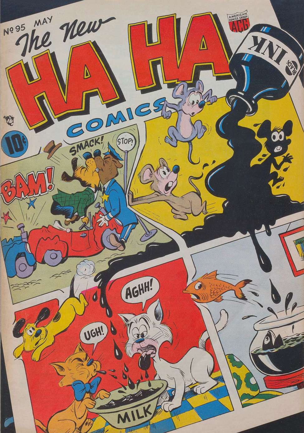 Comic Book Cover For Ha Ha Comics 95