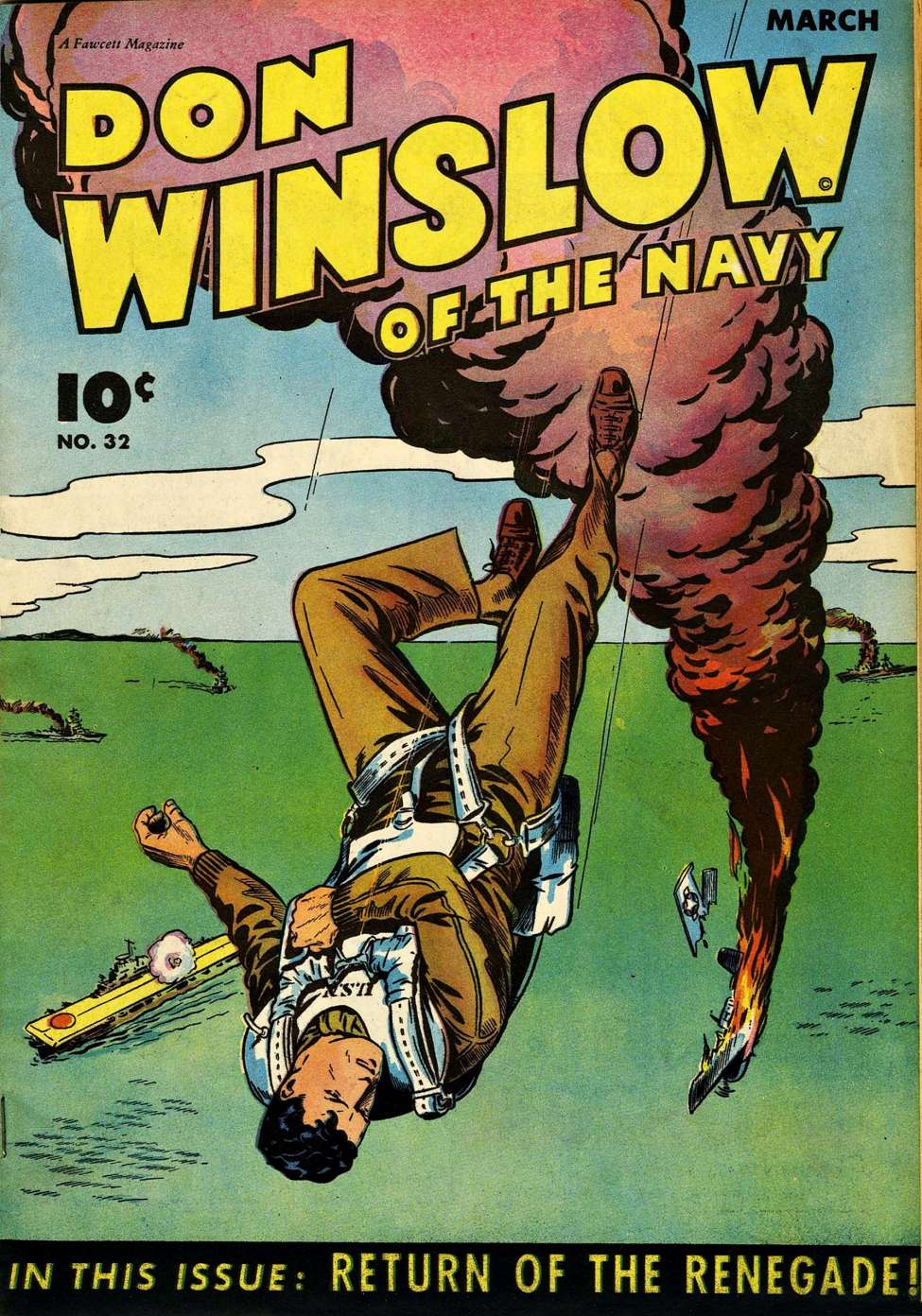 Comic Book Cover For Don Winslow of the Navy 32