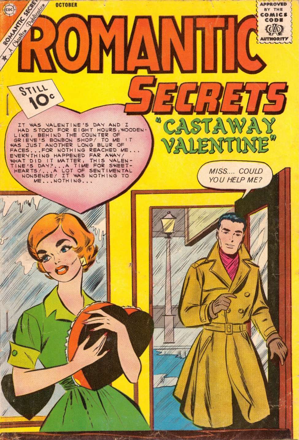 Comic Book Cover For Romantic Secrets 35