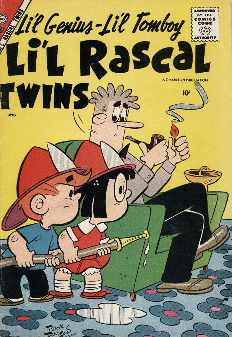 Comic Book Cover For Li'l Rascal Twins 9