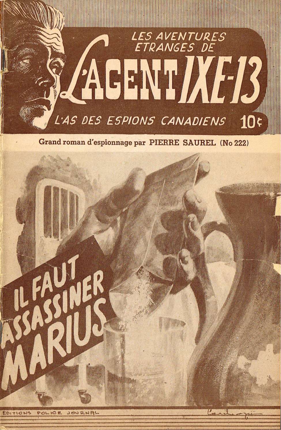 Book Cover For L'Agent IXE-13 v2 222 - Il faut assassiner Marius