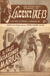 Cover For L'Agent IXE-13 v2 222 - Il faut assassiner Marius