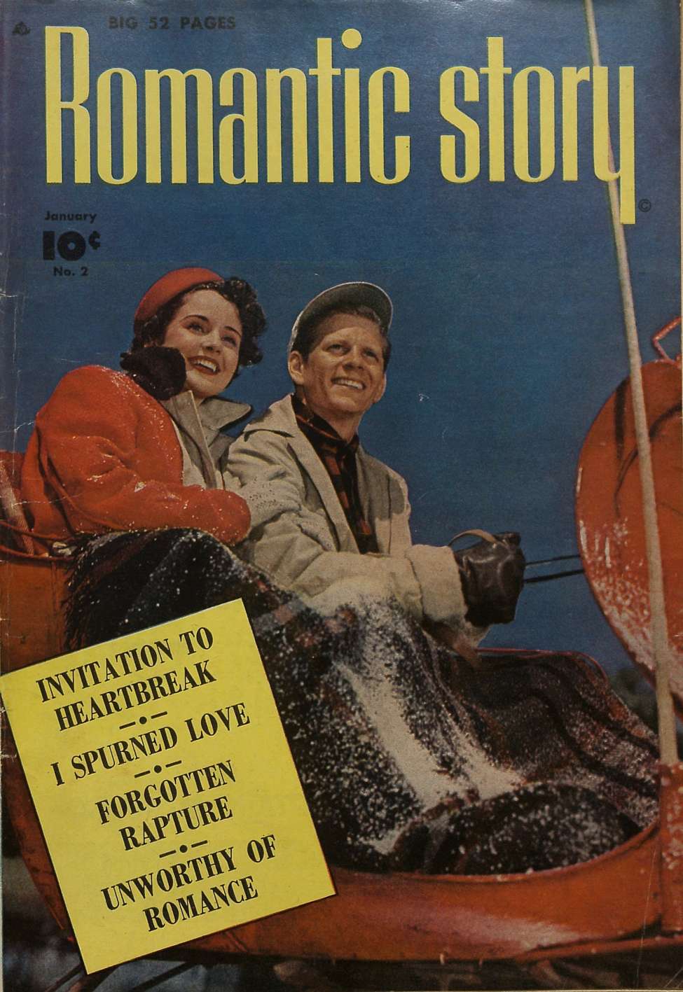 Comic Book Cover For Romantic Story 2