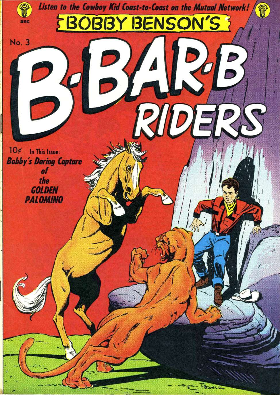 Comic Book Cover For Bobby Benson's B-Bar-B Riders 3
