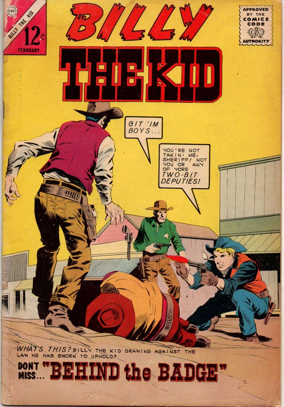 Comic Book Cover For Billy the Kid 44