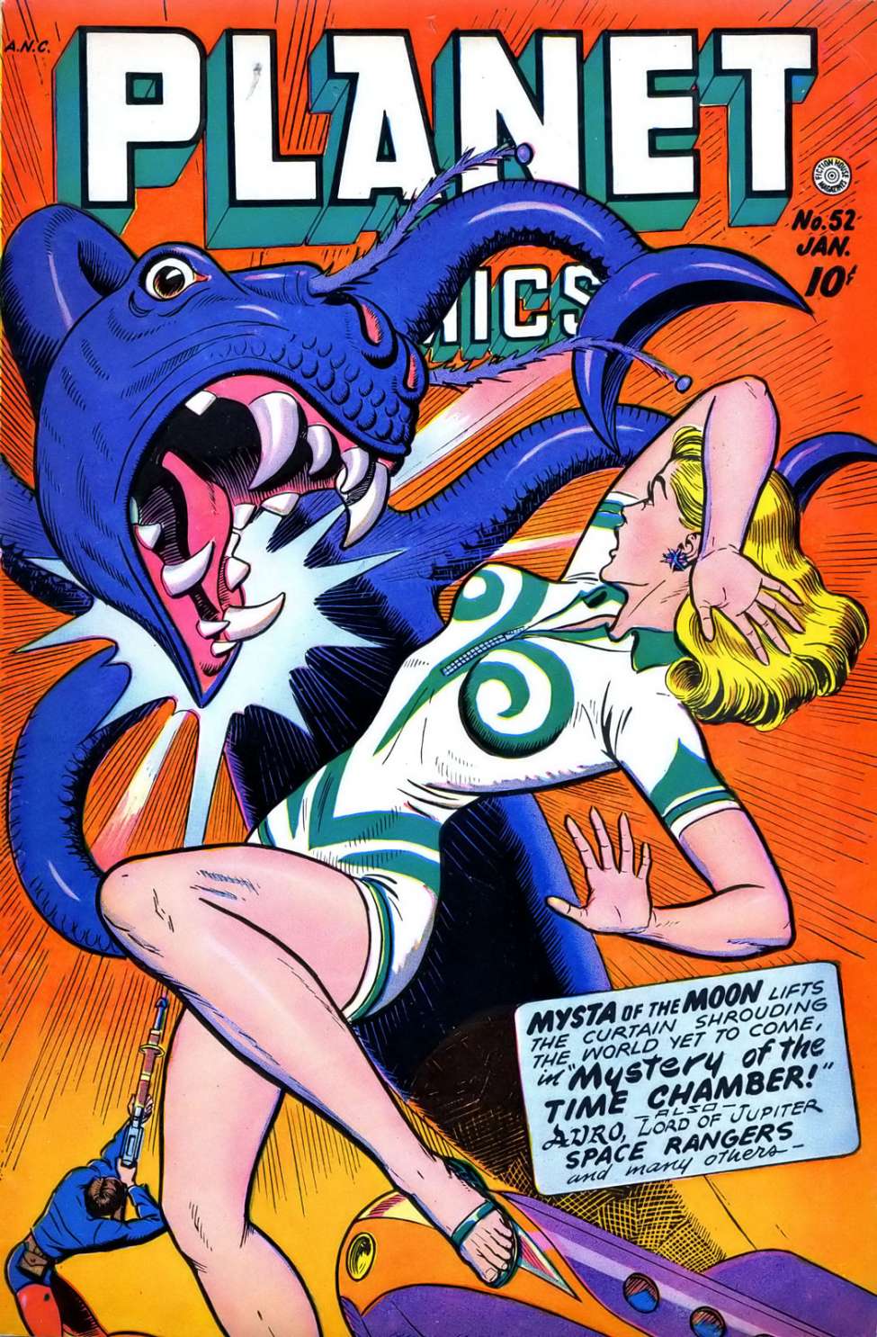 Comic Book Cover For Planet Comics 52