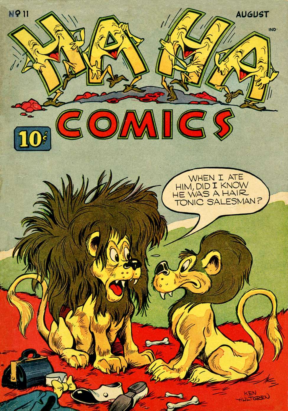 Comic Book Cover For Ha Ha Comics 11