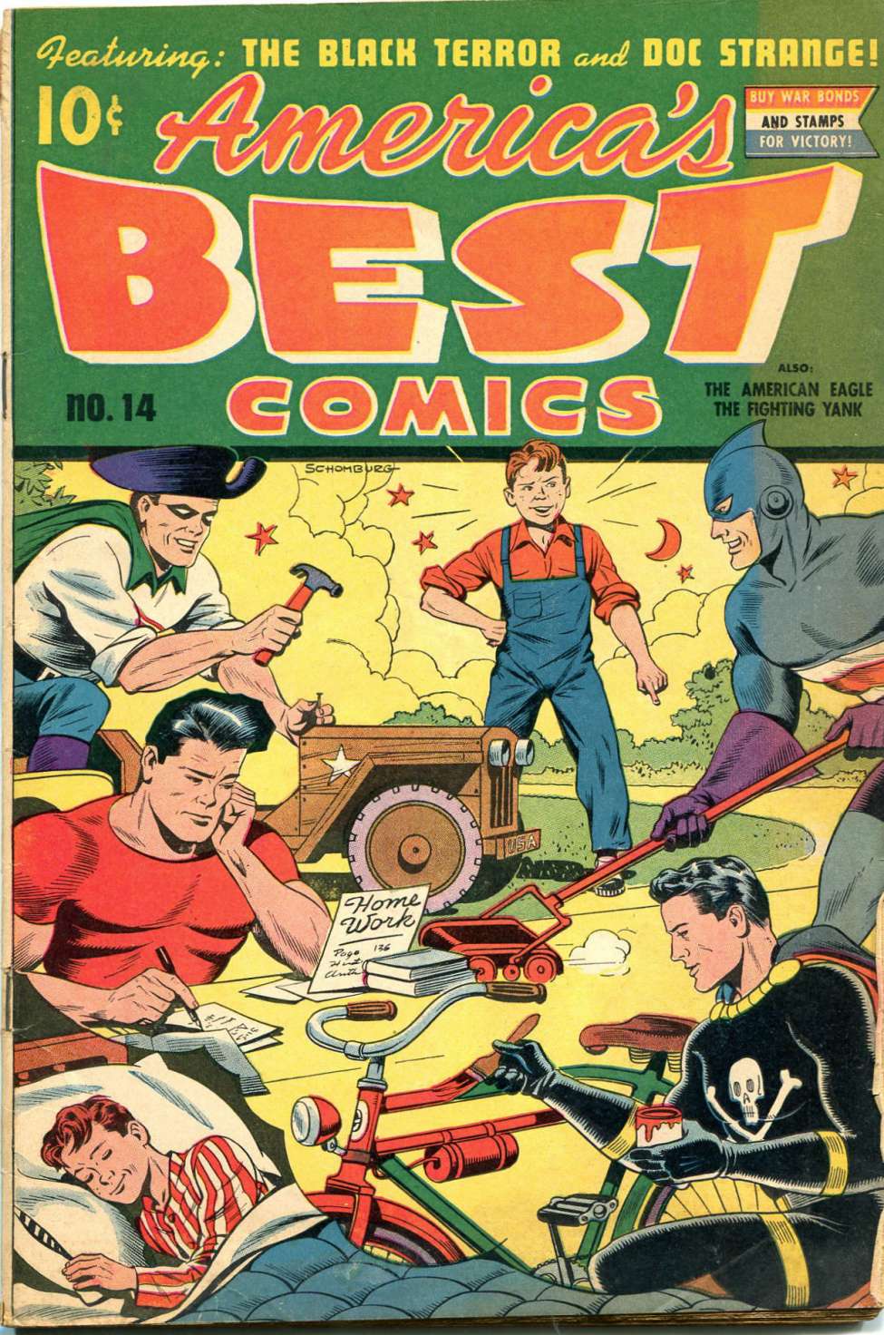 Comic Book Cover For America's Best Comics 14 - Version 1