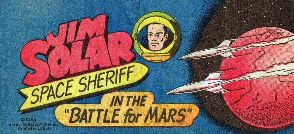 Book Cover For Jim Solar Space Sheriff - Battle for Mars