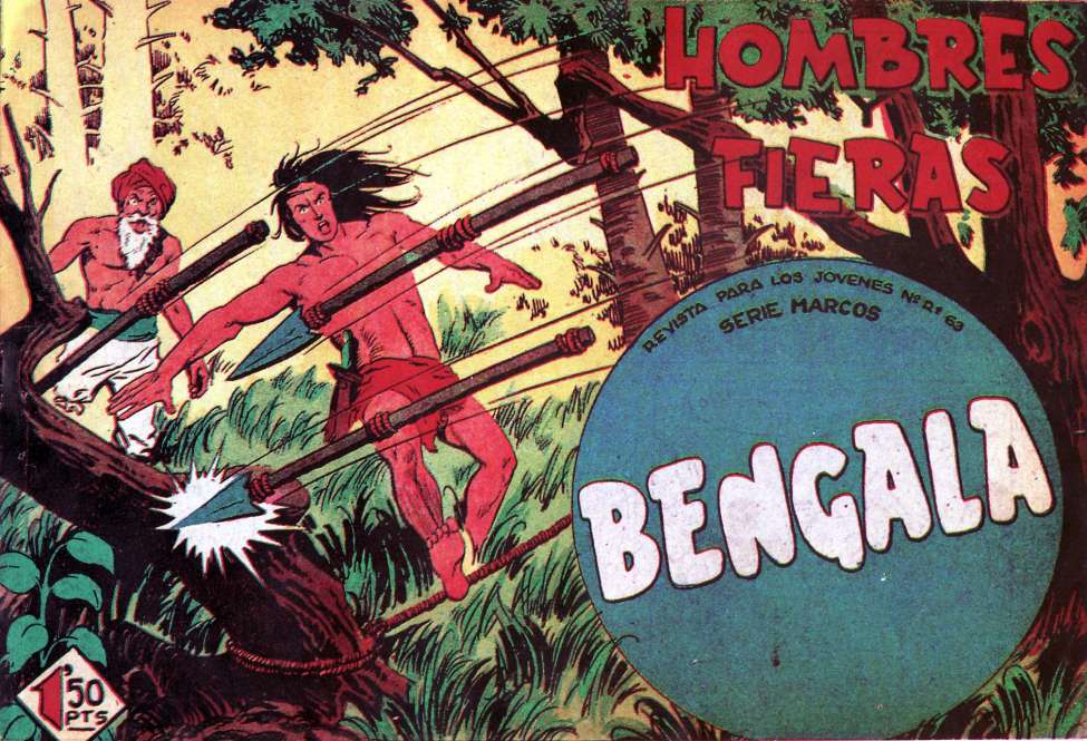 Comic Book Cover For Bengala 39 - Hombres Fieras