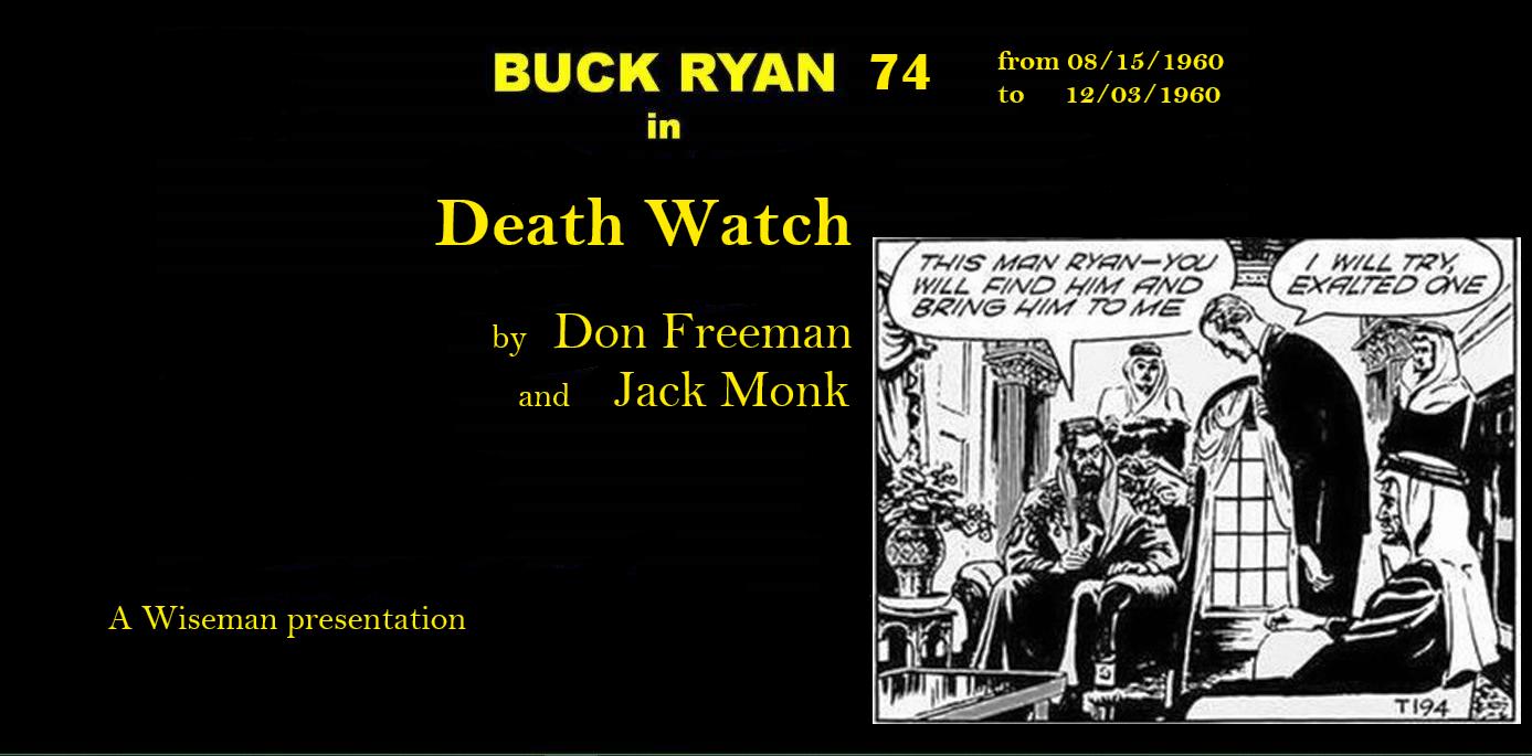 Comic Book Cover For Buck Ryan 74 - Death Watch