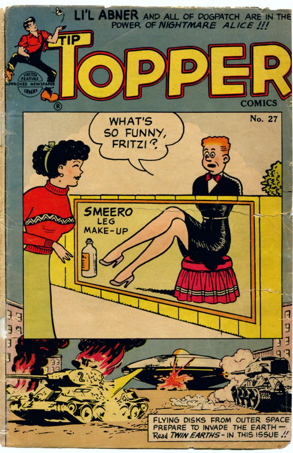 Comic Book Cover For Tip Topper Comics 27