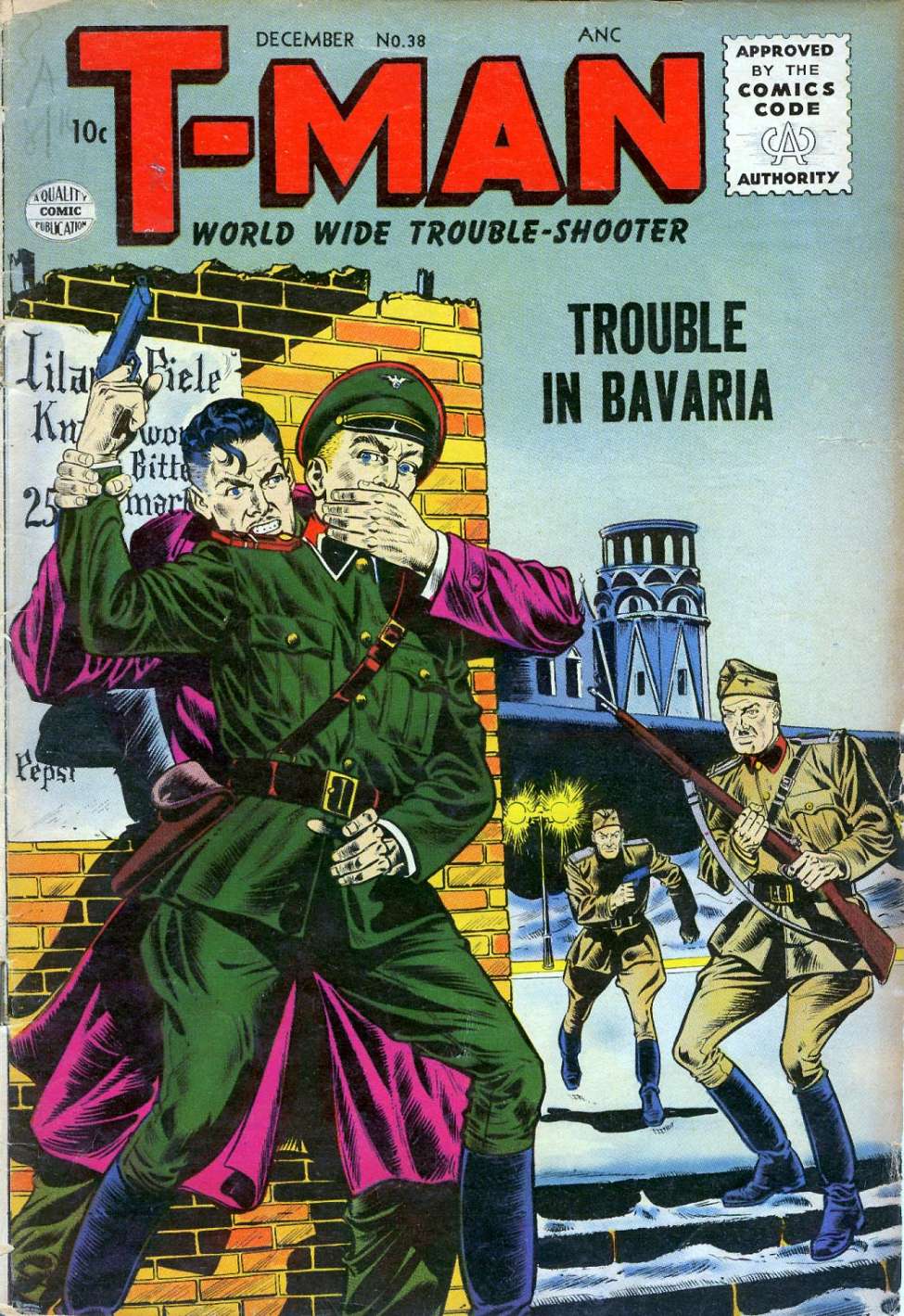 Comic Book Cover For T-Man 38
