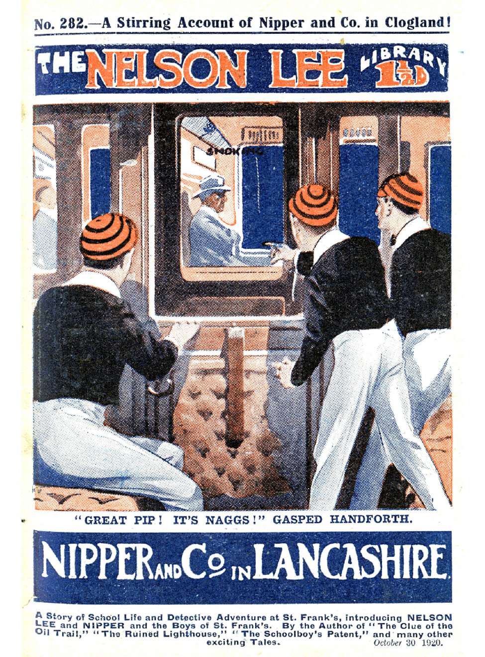 Book Cover For Nelson Lee Library s1 282 - Nipper & Co. in Lancashire