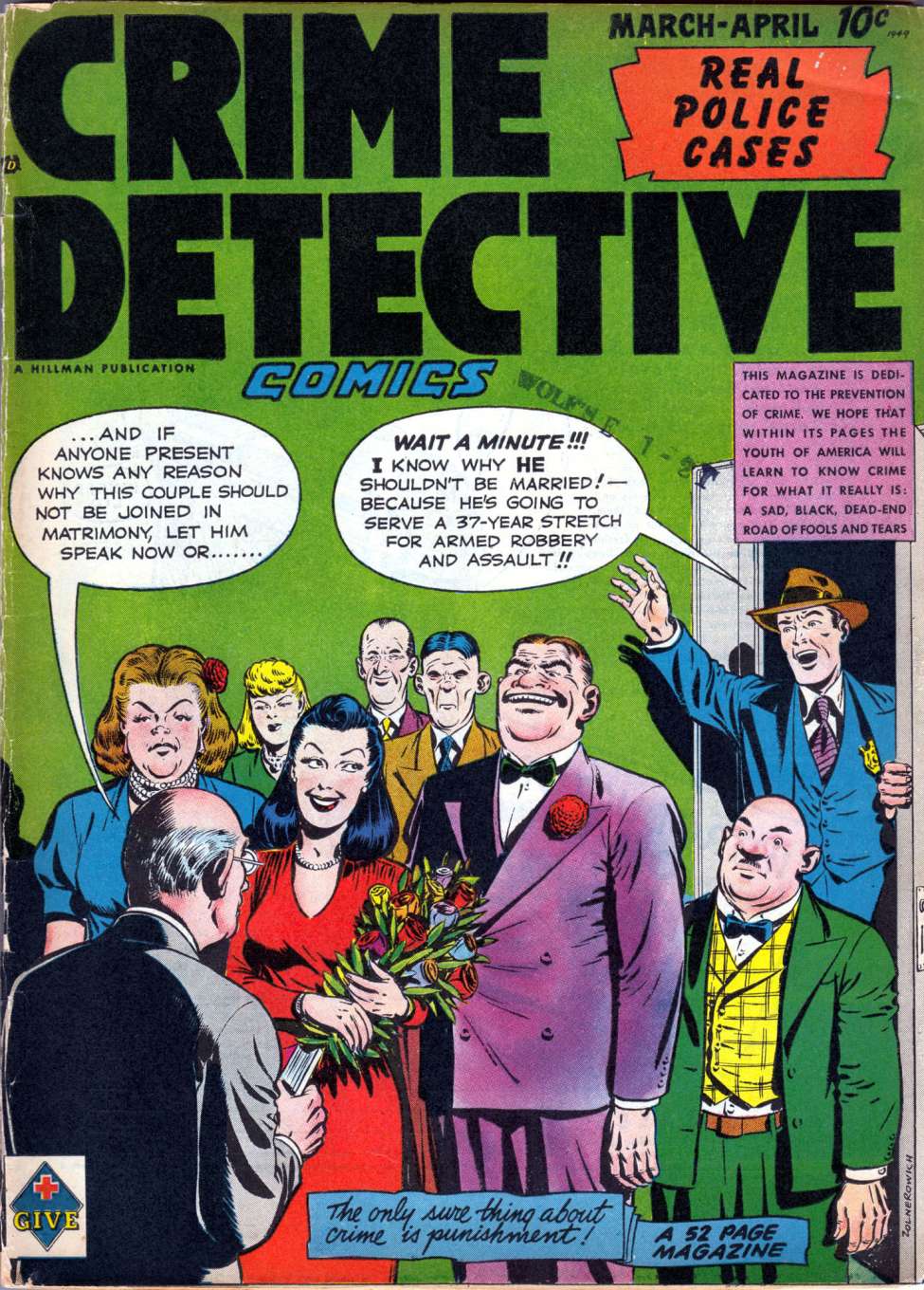 Comic Book Cover For Crime Detective Comics v1 7