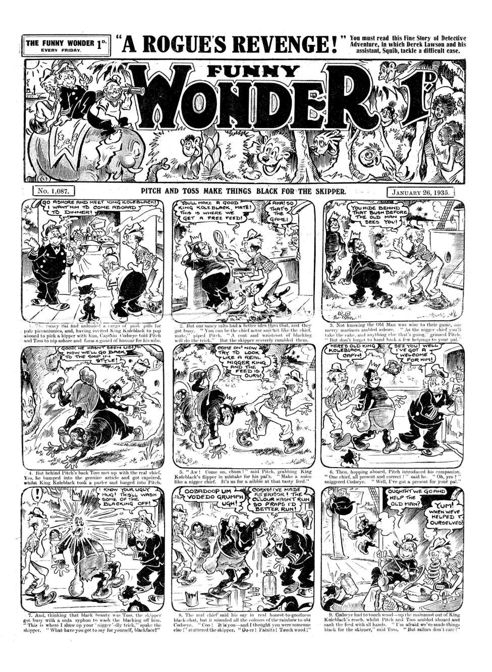 Book Cover For The Funny Wonder 1087