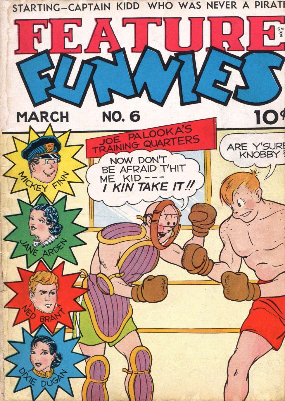 Comic Book Cover For Feature Funnies 6