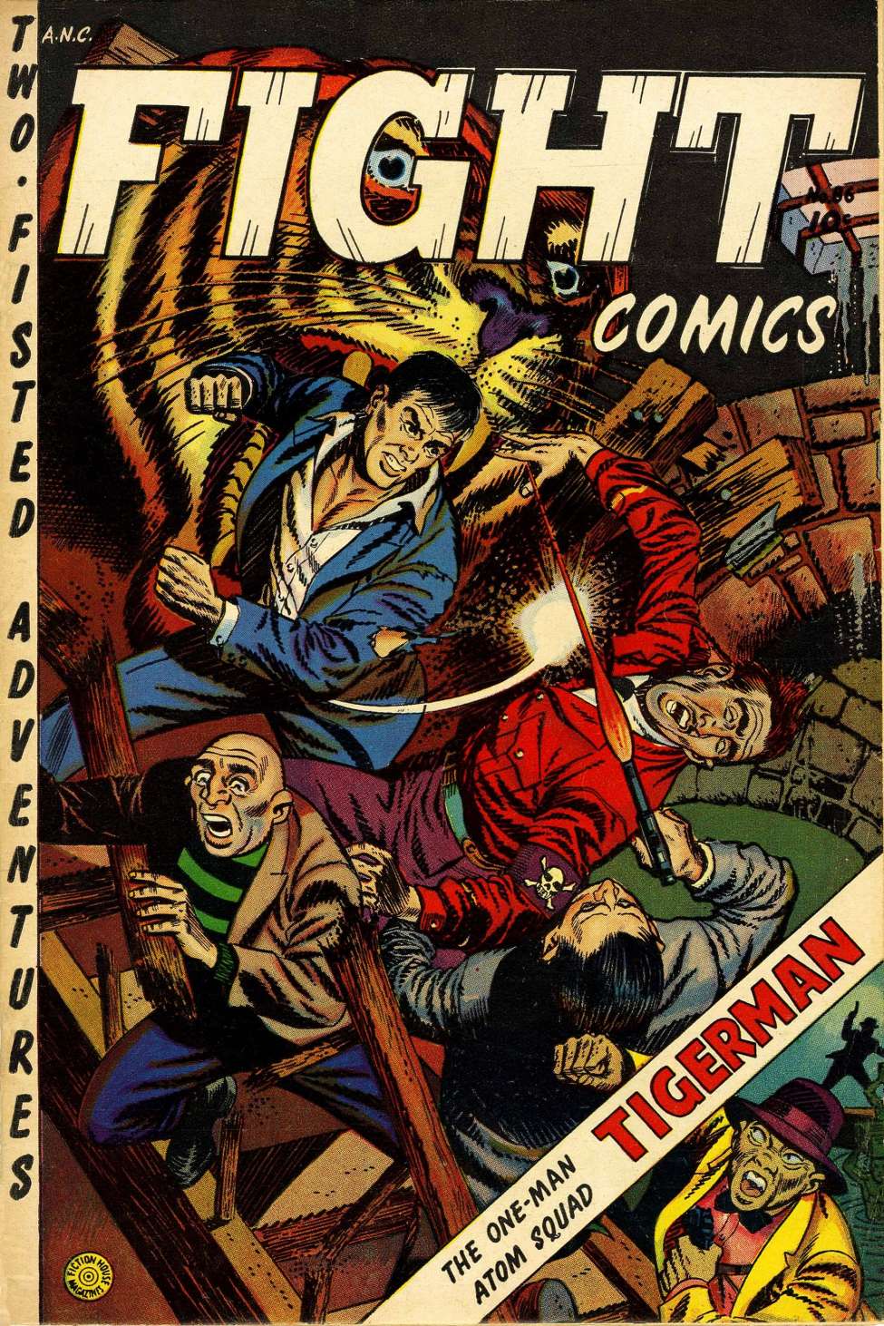 Comic Book Cover For Fight Comics 86