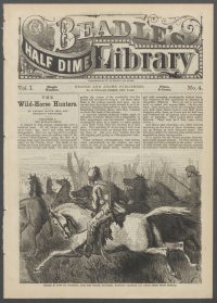 Large Thumbnail For Beadle's Half Dime Library 4 - Wild-Horse Hunters