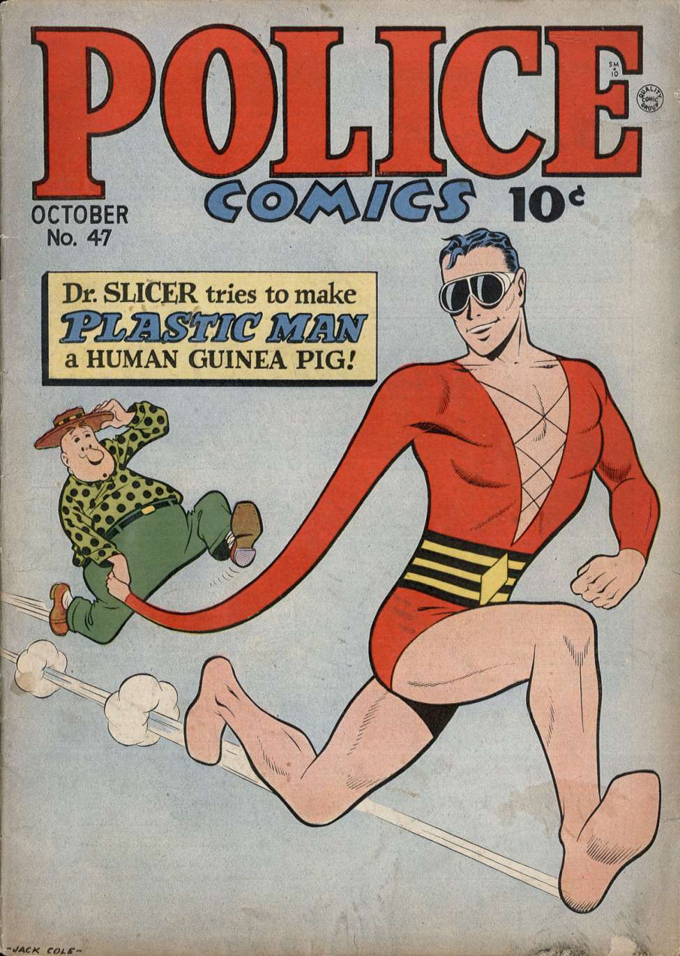 Comic Book Cover For Police Comics 47