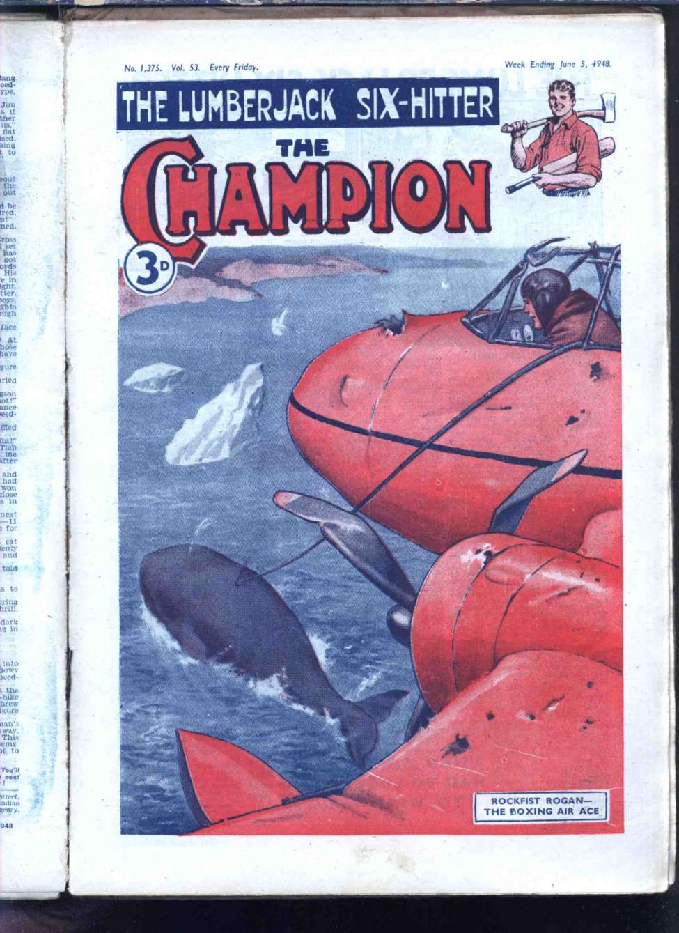Comic Book Cover For The Champion 1375
