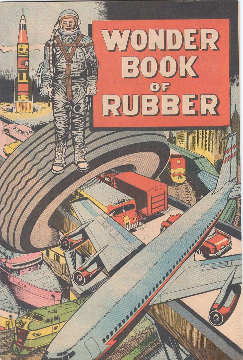 Comic Book Cover For Wonder Book of Rubber PRD 2-2069