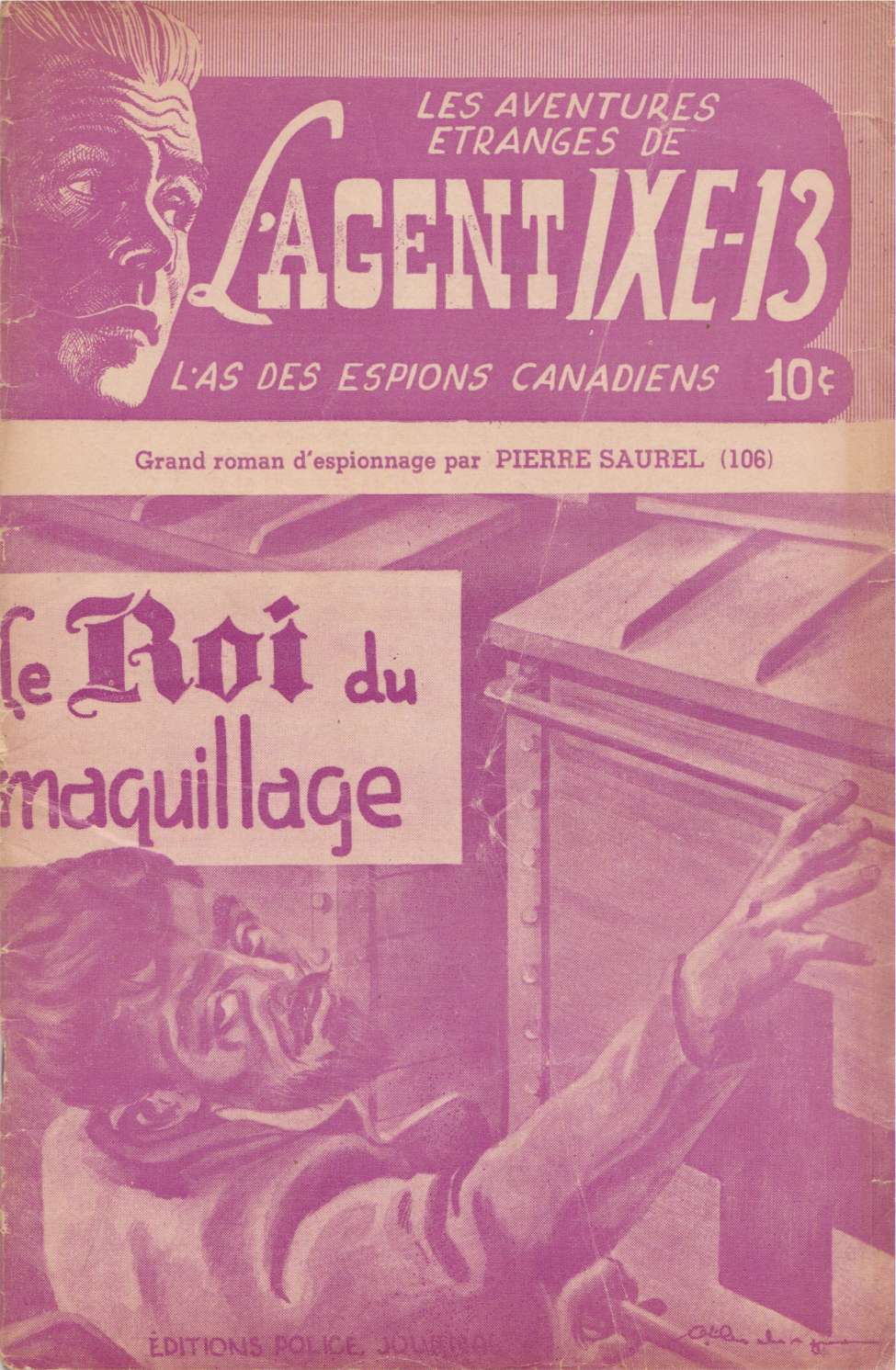Comic Book Cover For L'Agent IXE-13 v2 106 - Le roi du maquillage