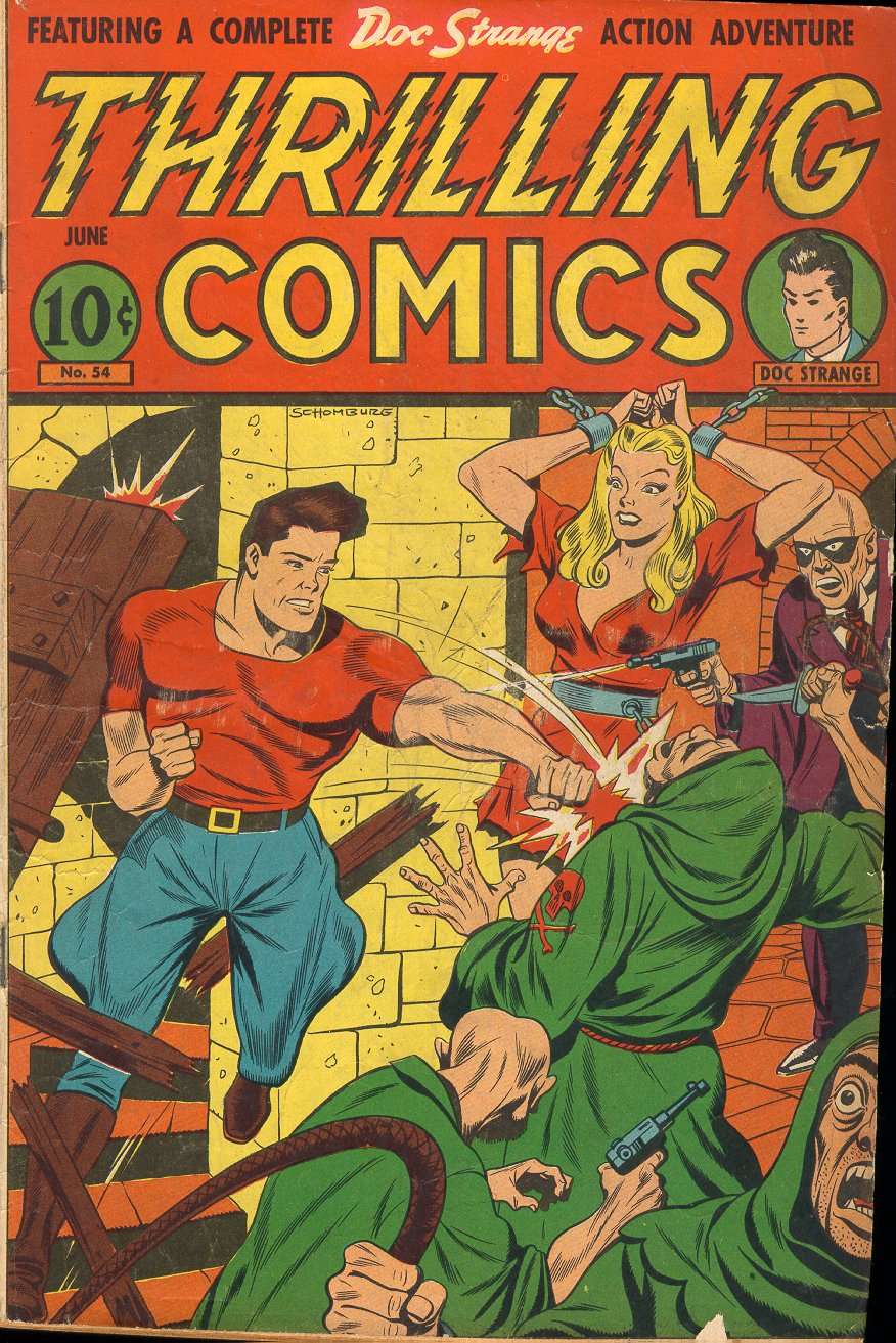 Book Cover For Thrilling Comics 54 - Version 1