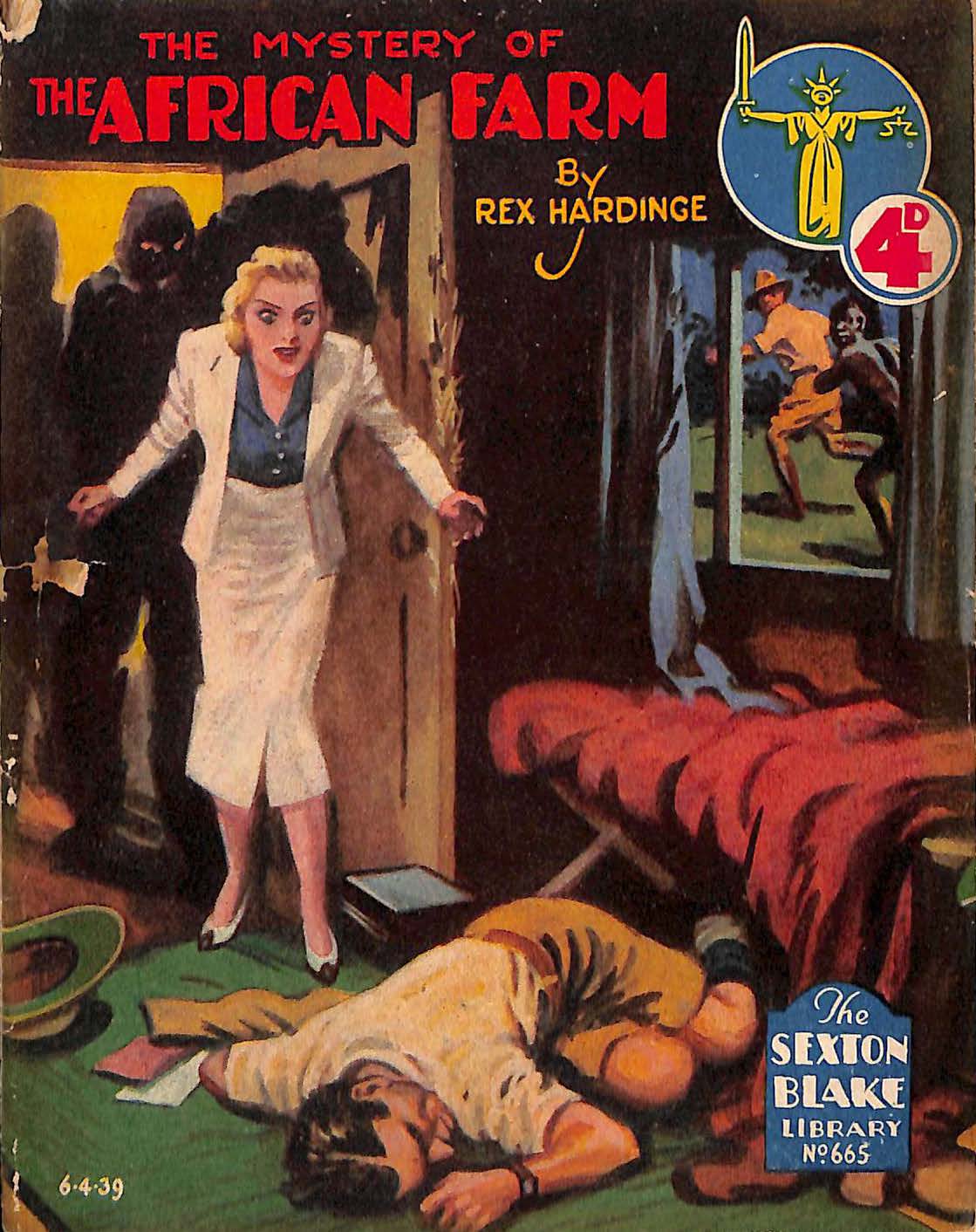Comic Book Cover For Sexton Blake Library S2 665 - The Mystery of the African Farm
