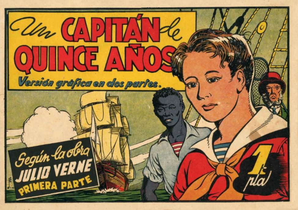 Comic Book Cover For Aventuras Célebres - Un capitán de quince años 1