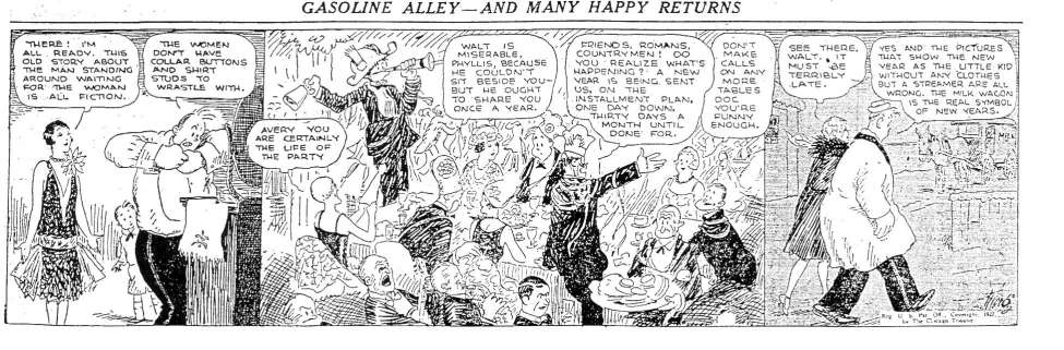 Comic Book Cover For Gasoline Alley 1927