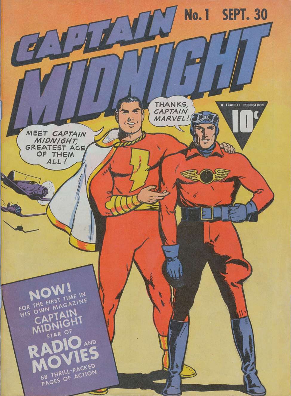 Comic Book Cover For Captain Midnight 1