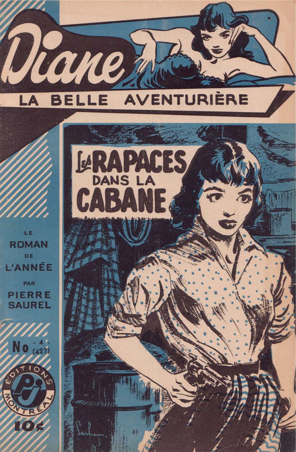 Comic Book Cover For Diane, La Belle Aventuriere 4 - Les rapaces dans la cabane