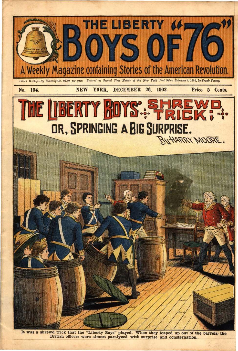 Book Cover For The Liberty Boys of 76 104 - The Liberty Boys' Shrewd Trick