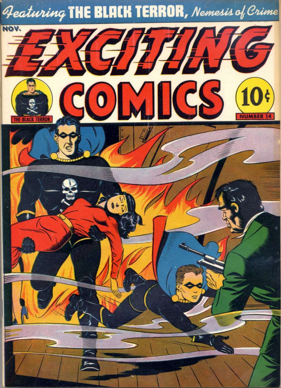 Comic Book Cover For Exciting Comics 14 (paper/10fiche) - Version 2