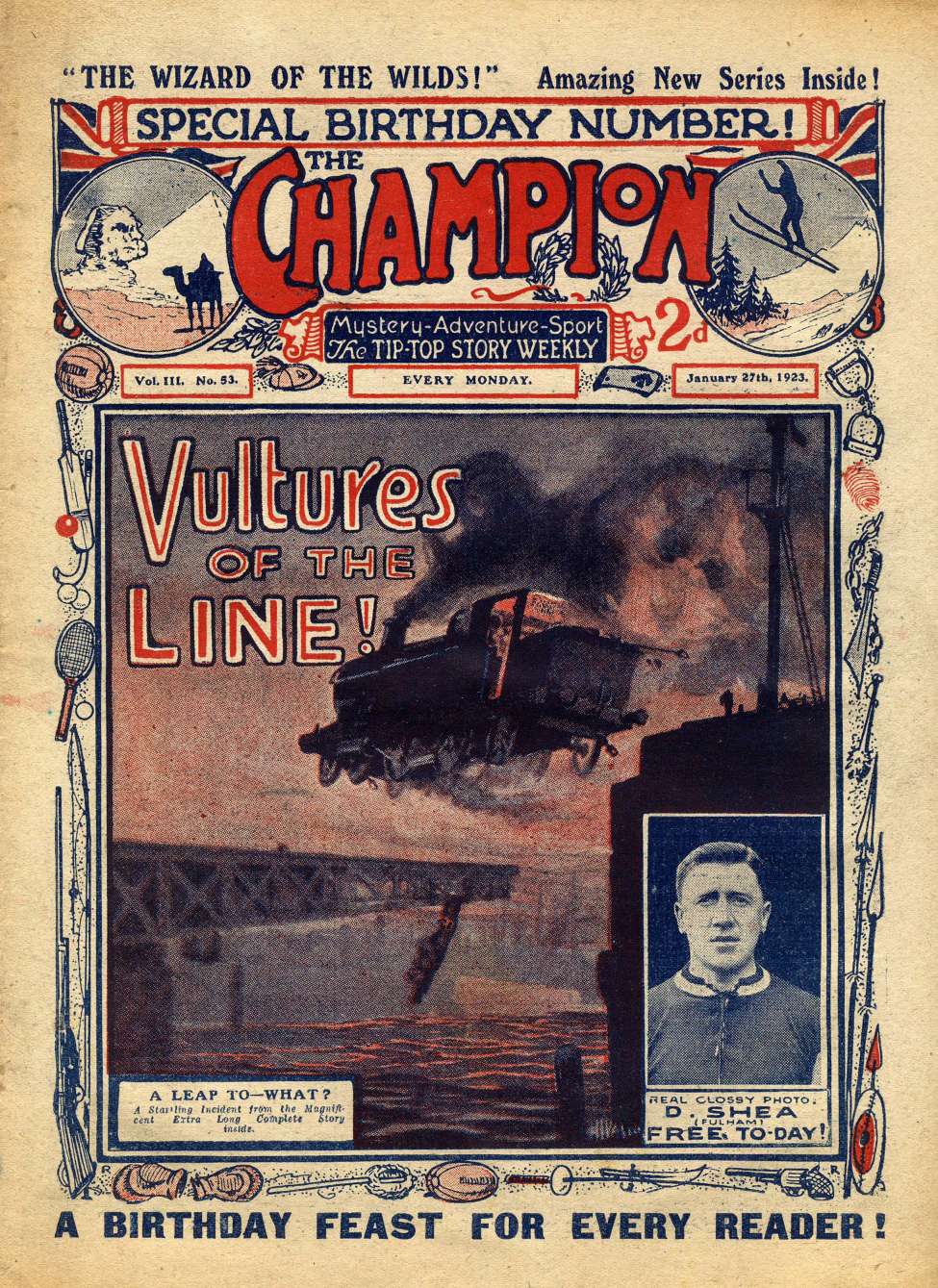 Comic Book Cover For The Champion 53