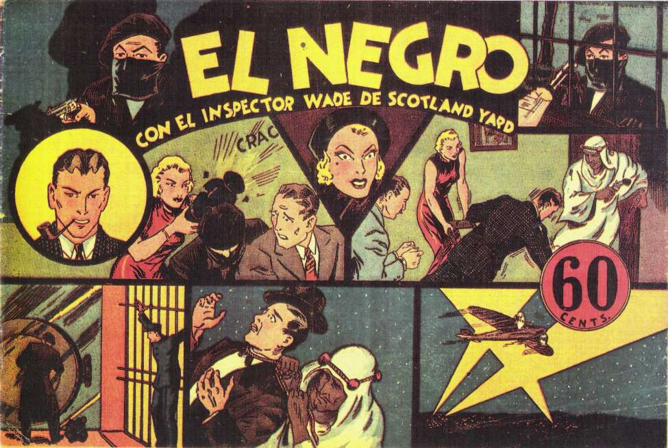 Comic Book Cover For El Inspector Wade de Scotland Yard 1 - El Negro