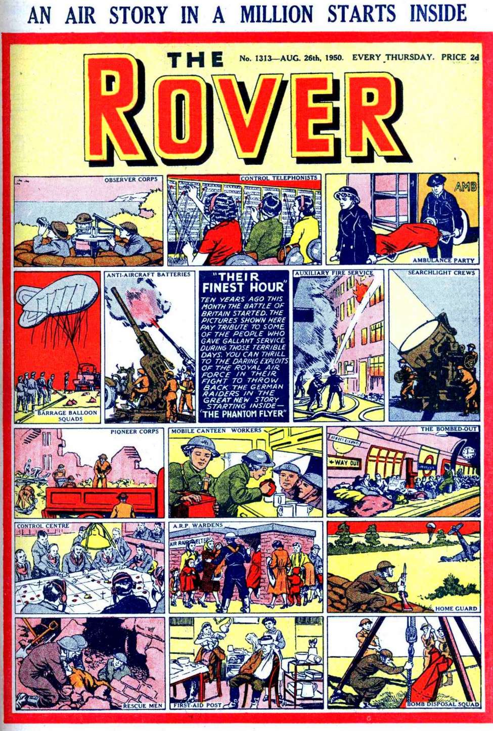 Comic Book Cover For The Rover 1313