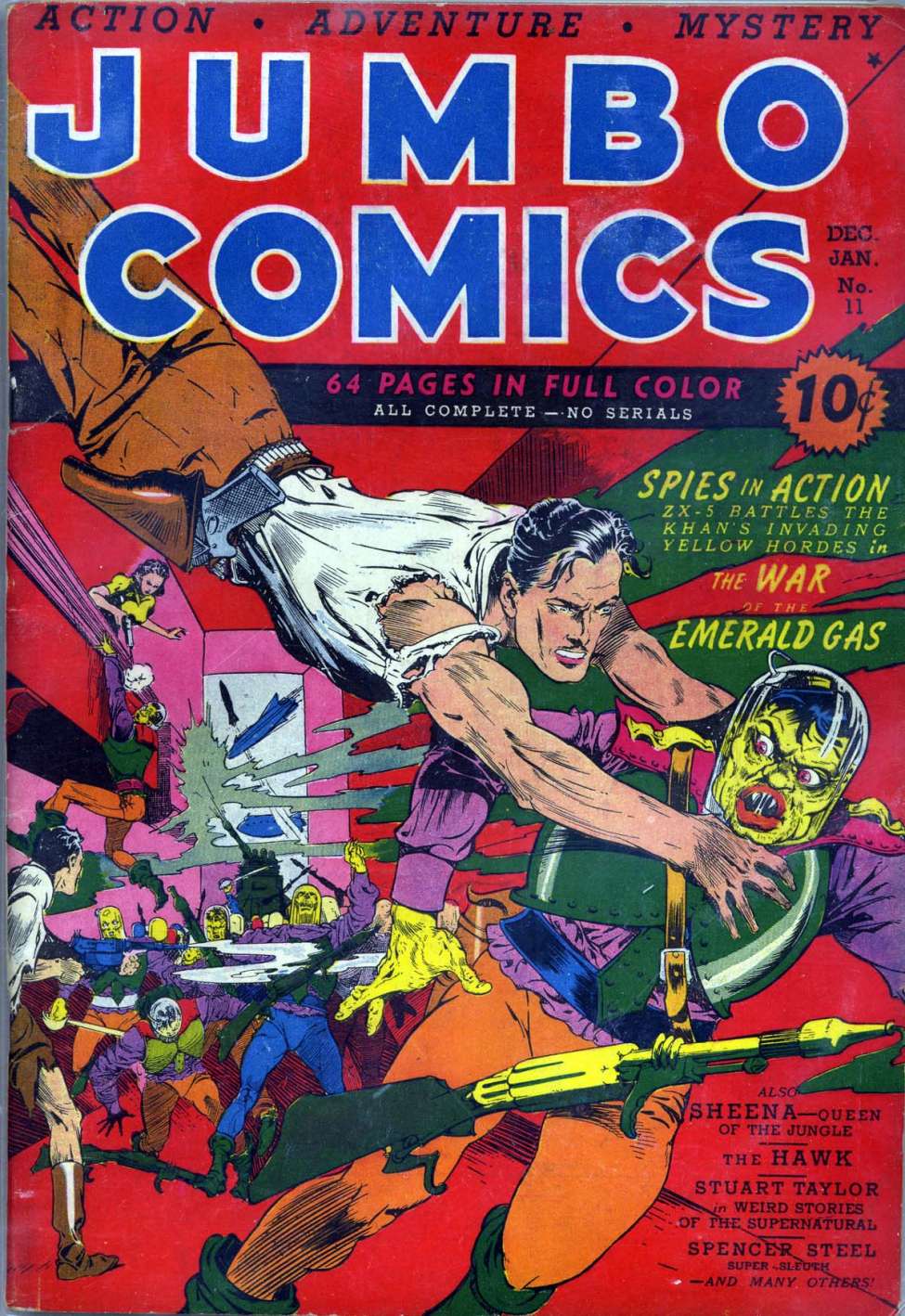 Comic Book Cover For Jumbo Comics 11 (fiche)