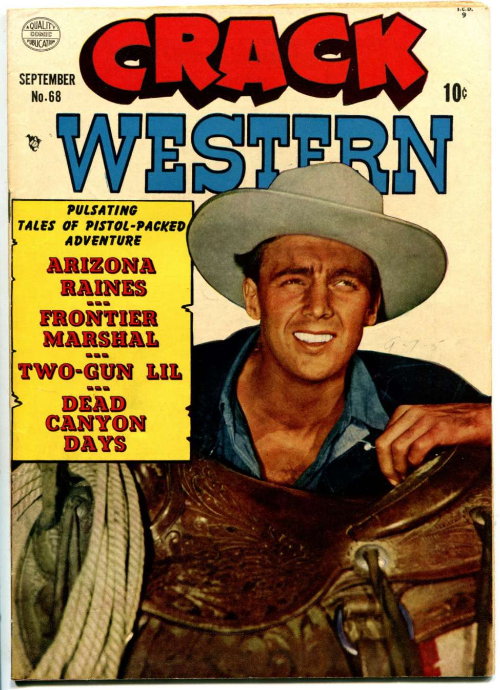 Book Cover For Crack Western 68 - Version 1
