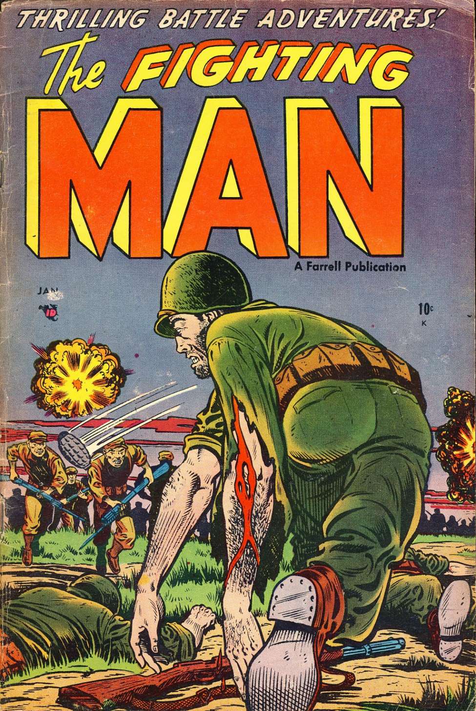 Comic Book Cover For Fighting Man 3
