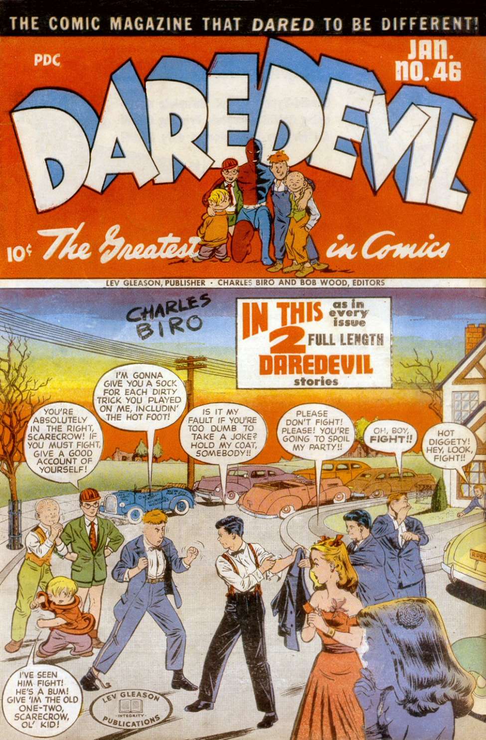 Comic Book Cover For Daredevil Comics 46