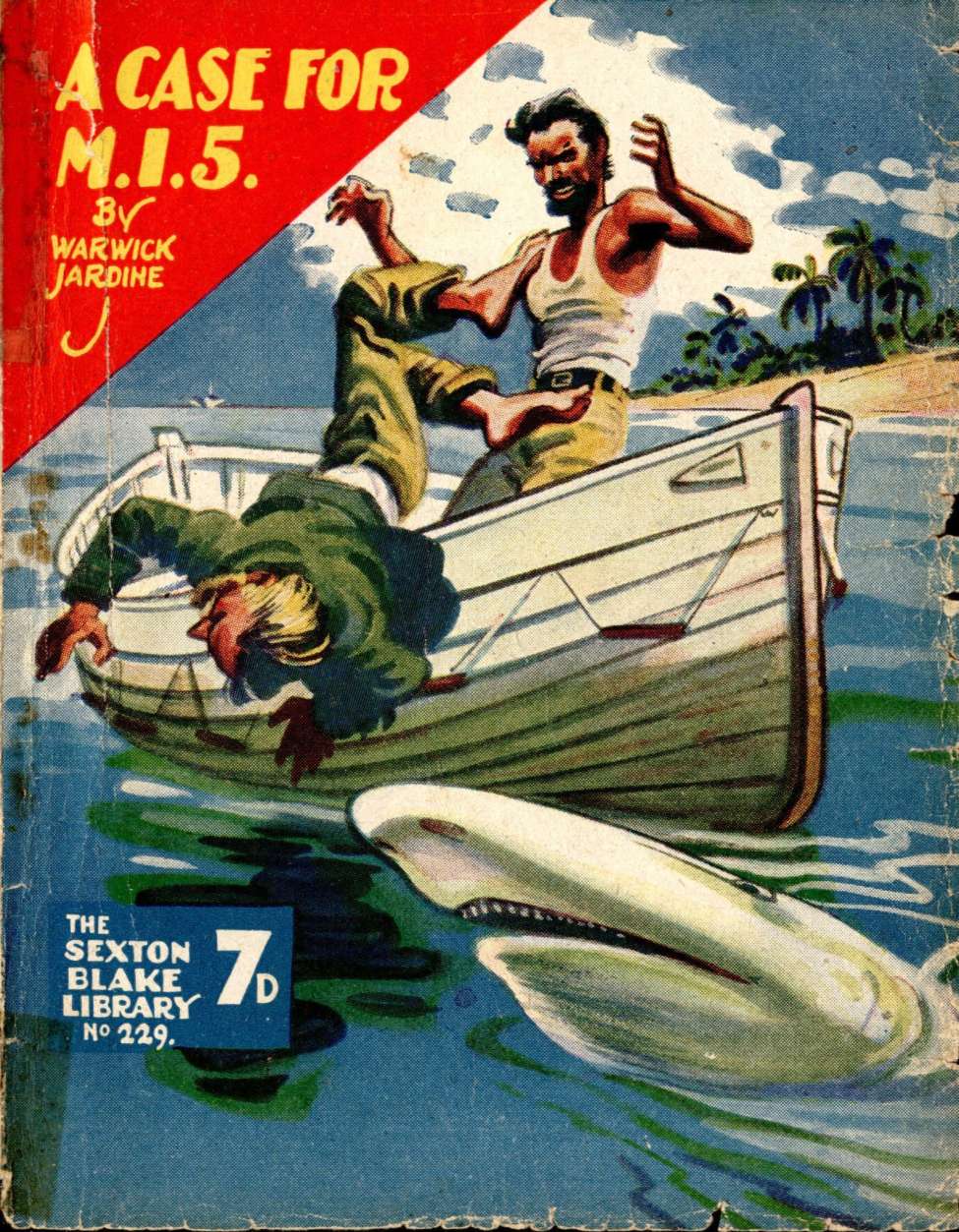 Comic Book Cover For Sexton Blake Library S3 229 - A Case for M.I.5